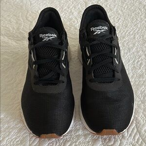 Reebok black running shoes. FlashFilm. Womens